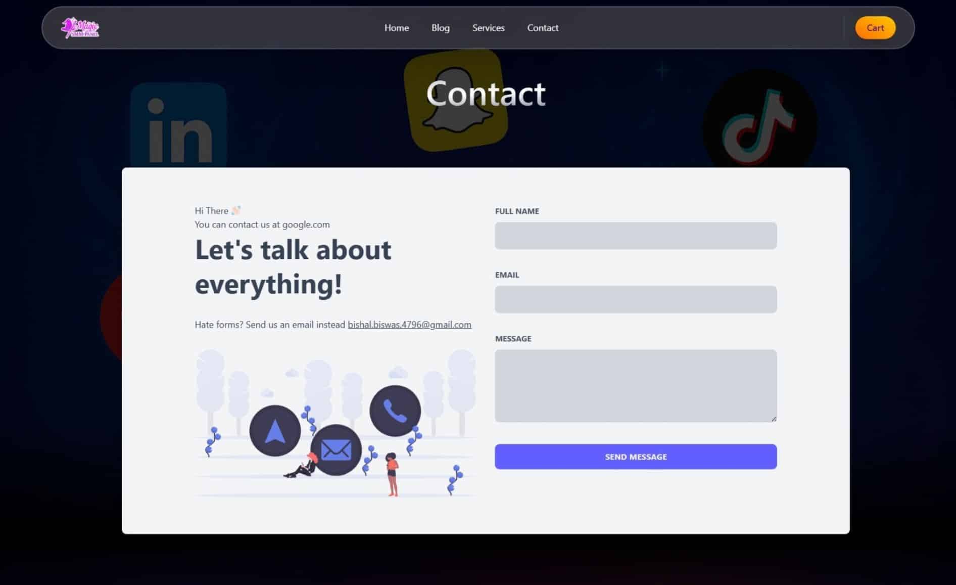Contact Page